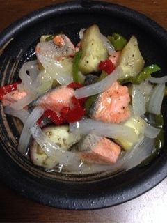 夏野菜で鮭マリネ☆-レシピのメイン写真