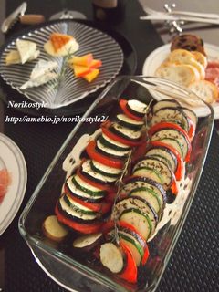 夏野菜の重ねオーブン焼き-レシピのメイン写真