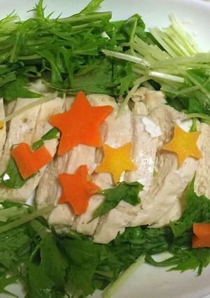 簡単すぎ時短♫さっぱり鶏胸肉の酒蒸し♫-レシピのメイン写真