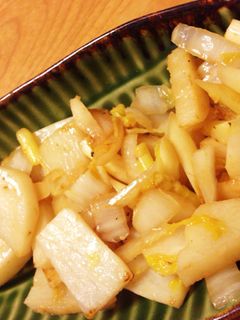 ほっくり☆長いもと白菜のバター醤油炒め-レシピのメイン写真