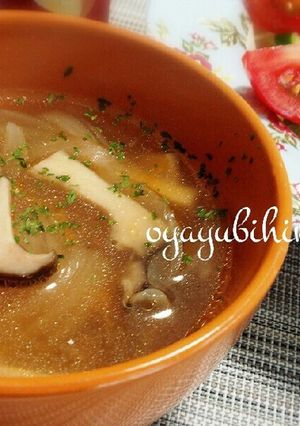茹でトリの茹で汁でスープ♡一石二鳥-レシピのメイン写真