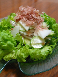 カブとわさび菜のサラダ 梅ドレッシング-レシピのメイン写真