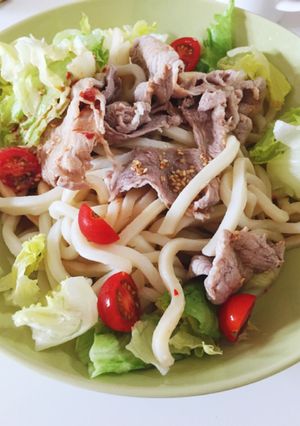 夏に!さっぱり簡単サラダうどん♬-レシピのメイン写真
