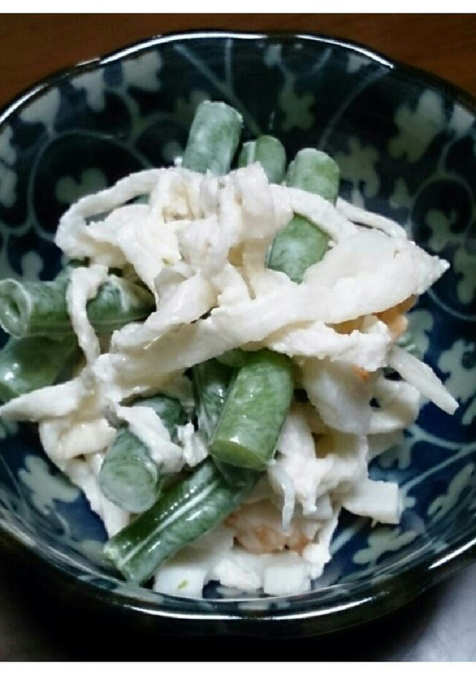 いんげんと切り干し大根のマヨ醤油和え-レシピのメイン写真