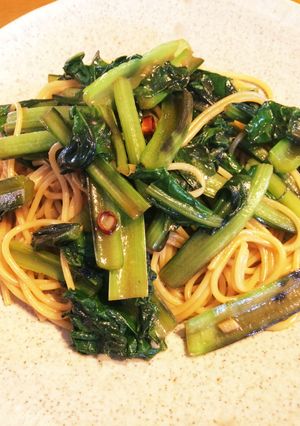 スイスチャードのパスタ-レシピのメイン写真