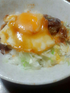 簡単ロコモコ丼-レシピのメイン写真