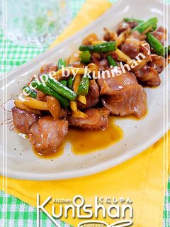 砂肝とインゲン豆のバター醤油炒め♪-レシピのメイン写真
