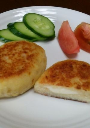 冷凍豆腐とおからで チーズハンバーグ♪-レシピのメイン写真