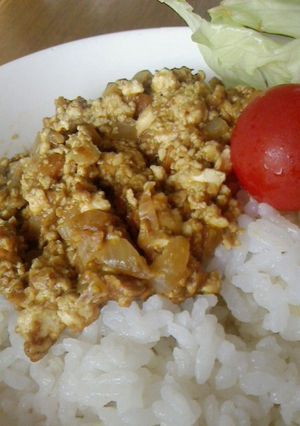 豆腐で簡単ドライカレーもどき-レシピのメイン写真