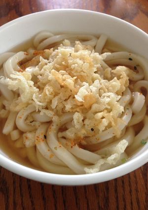 彼と小腹がすいた時に♡天かすうどん-レシピのメイン写真