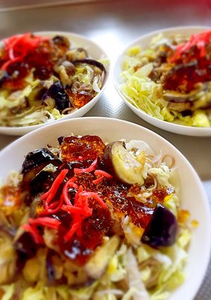 暑い日は蕎麦サラダでしょ！-レシピのメイン写真