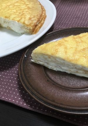 杏仁クリームのミルクレープ-レシピのメイン写真