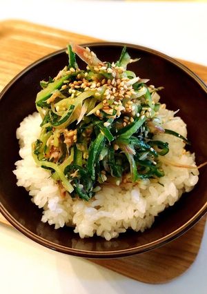 クセになる！薬味たっぷりぶっかけ丼-レシピのメイン写真