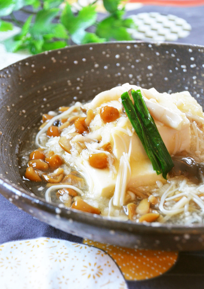 きのこと豆腐のみぞれあんかけ-レシピのメイン写真