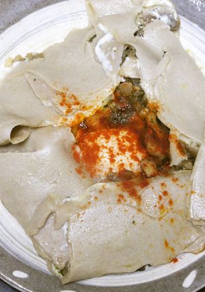 そば粉のガレットきのこのワイン煮込み添え-レシピのメイン写真