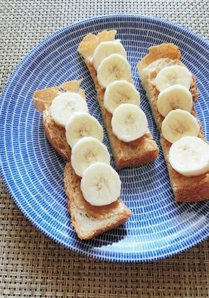 バナナときなこのスティックオープンサンド-レシピのメイン写真