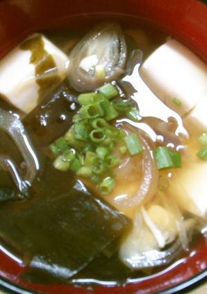 簡単 朝食 みょうがと 豆腐の すまし汁-レシピのメイン写真