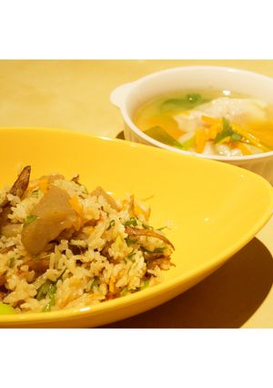 ごぼうとこんにゃくで節約チャーハン！-レシピのメイン写真