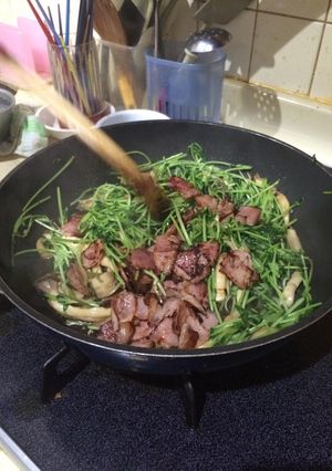 豆苗炒め-レシピのメイン写真