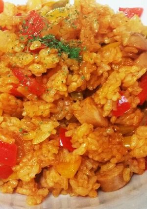 オムライスに♡簡単おいしいチキンライス-レシピのメイン写真