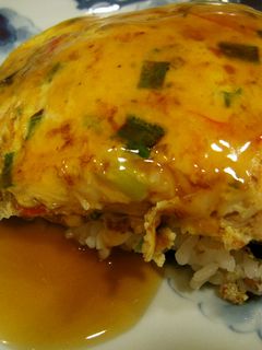 ビックなカニ玉~ガッツリ天津飯♪-レシピのメイン写真