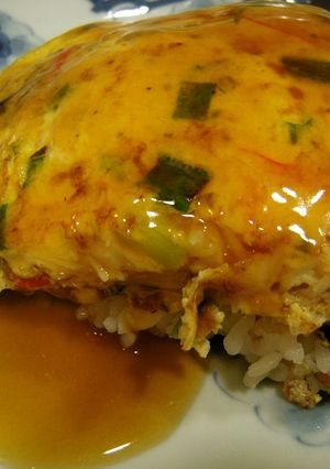 ビックなカニ玉～ガッツリ天津飯♪-レシピのメイン写真