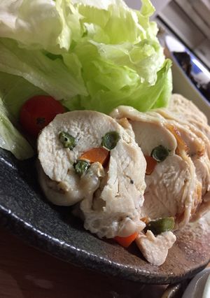 *＊しっとり美味しい鶏胸ロール＊*-レシピのメイン写真