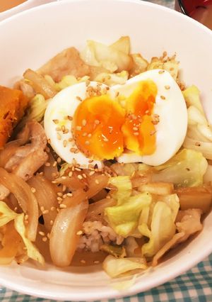 さらば夏バテ！ダイエット豚丼-レシピのメイン写真