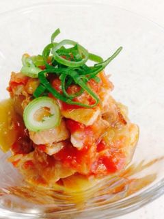 茄子とトマトの中華風炒め-レシピのメイン写真