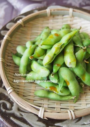 蒸し枝豆のラー油がけ-レシピのメイン写真