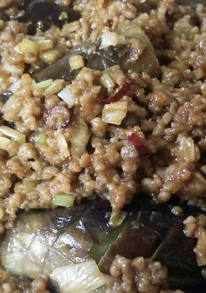 長茄子の肉味噌ノッケ-レシピのメイン写真