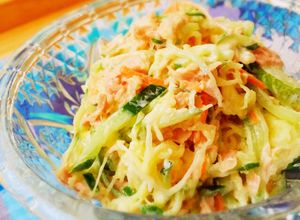 そうめんかぼちゃ☆ツナマヨサラダ-レシピのメイン写真