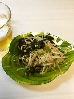 ルクエでさっぱりもやしとわかめのナムル〜-レシピのメイン写真