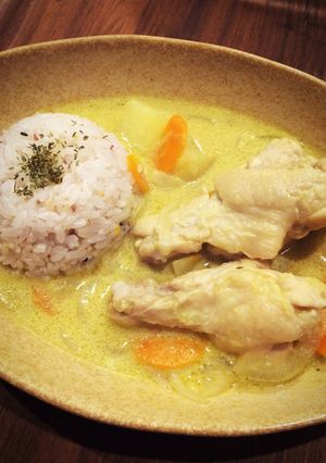 簡単！本格ココナッツミルクスープ＆カレー-レシピのメイン写真