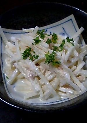 ☆大根とツナ缶☆のシンプルサラダ-レシピのメイン写真