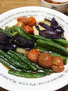 簡単!夏野菜の揚げ浸し-レシピのメイン写真
