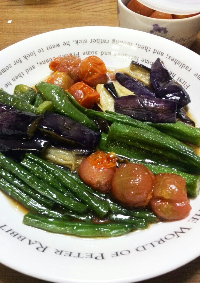 簡単！夏野菜の揚げ浸し-レシピのメイン写真