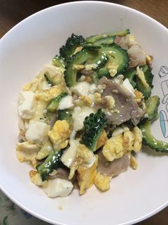ゴーヤチャンプルー風炒めあん-レシピのメイン写真