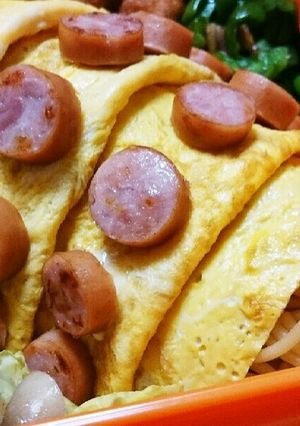 【ジブリ】オウムライス弁当【キャラ弁】-レシピのメイン写真