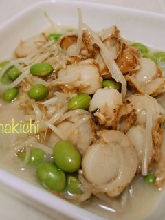 ささっと!ホタテと枝豆の中華炒め☆-レシピのメイン写真