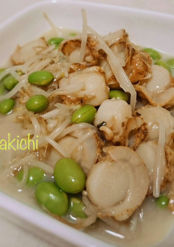 ささっと！ホタテと枝豆の中華炒め☆-レシピのメイン写真