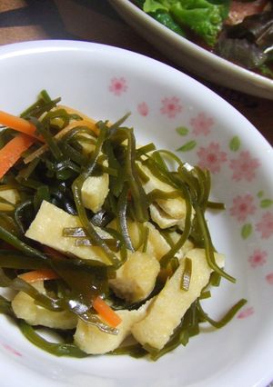 レンジで暑さ知らず★切昆布の煮物★-レシピのメイン写真