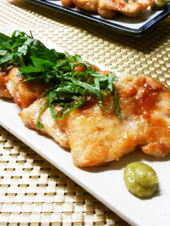鶏むね肉のさっぱり梅酢照り焼き✩-レシピのメイン写真
