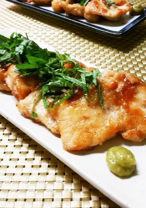 鶏むね肉のさっぱり梅酢照り焼き✩-レシピのメイン写真