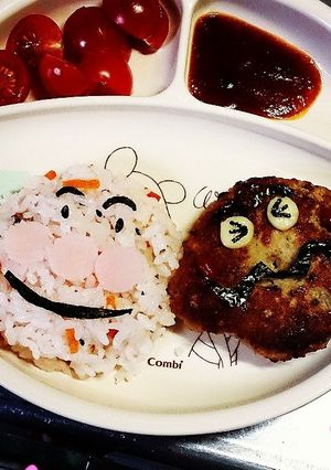誕生日☆アンパンマンプレート-レシピのメイン写真