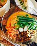 暑い日にぴったりな冷やし豆乳担々麺