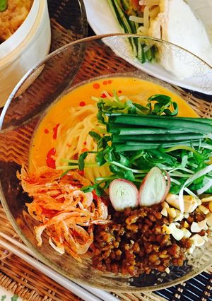 暑い日にぴったりな冷やし豆乳担々麺-レシピのメイン写真
