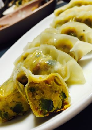 離乳食にも♡かぼちゃのミルク煮餃子-レシピのメイン写真