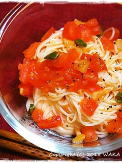 簡単■トマトのイタリアンそうめん■-レシピのメイン写真