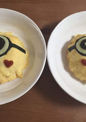 キャラごはん♡ミニオンオムライス-レシピのメイン写真